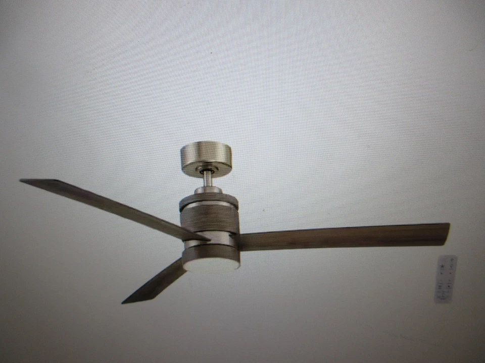 Hampton Bay Pavilion 56 in. Indoor Brushed Gold Ceiling Fan with Light & Remote - Image 1 of 4
