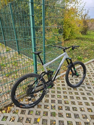 Mtb fully enduro. CUBE FRITZZ RACE. SCHWARZ GRAU GRÜN.pro Felge 180kg Traglast - Bild 1 von 4