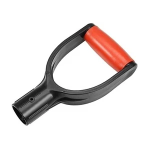 Shovel D Grip Handle, 1-1/4" Inner Diameter 32mm PVC Spade 1-Pack Red-Black - Picture 1 of 7