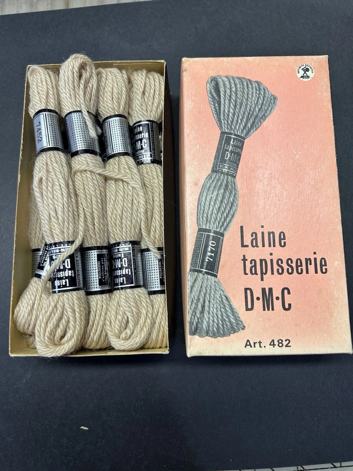 Hand sewing Embroidery  and stitchery yarn vintage Tan #7452-10 Pcs - Image 1 of 1