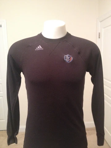 CHARLOTTE BOBCATS ADIDAS THERMAL PULL OVER SHIRT SMALL TEAM ISSUED Cover