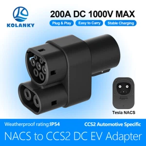 250kW Tesla US To CCS 2 Adapter Supercharger CCS Combo 2 Tesla Model S 3 X Y - Bild 1 von 6