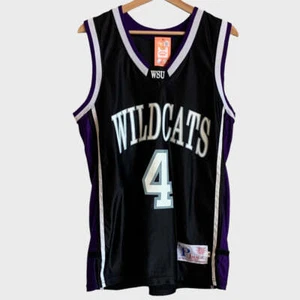 Vtg Pro Cut Weber State WSU Wildcats Game Worn NCAA Basketball Jersey Medium M - Picture 1 of 4