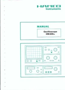 HAMEG Bedienungsanleitung user manual für HM 205-3 Copy - Picture 1 of 1