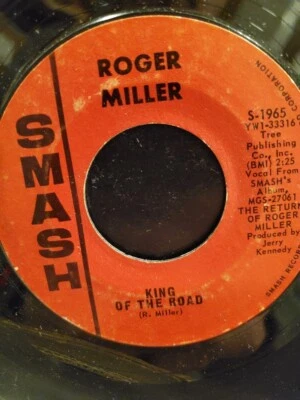 ROGER MILLER 7" 45 RPM "King of the Road" & "Atta Boy Girl" VG condition - Image 1 of 4
