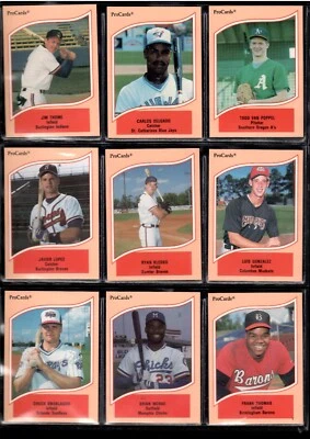 1991 Pro Cards 200 card Minor League (A & AA) Baseball Set Jeff Bagwell - Image 1 of 4