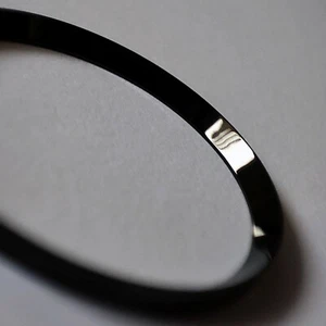 Anillo capítulo negro pulido para Seiko SKX007 se adapta a pieza 7S26-0020 MOD - Imagen 1 de 2