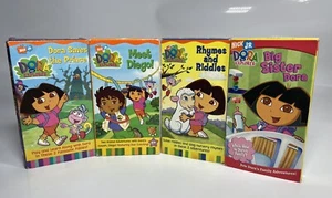 Lot of 4 Dora The Explorer Nick Jr. Preschool VHS Tapes TESTED - Picture 1 of 8