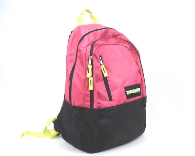 Mochila Trail Maker Clásica Rosa Negra y Amarilla Estilo Vintage Años 90  Foto 1 de 4