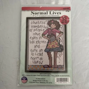 Gezählte Kreuzstich Küche Normal Lives 5 x 7 Design funktioniert Neu in Verpackung - Bild 1 von 2