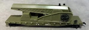 Vintage Ho Scale Model Power Flat Car With Launcher No Missles Used - Picture 1 of 15