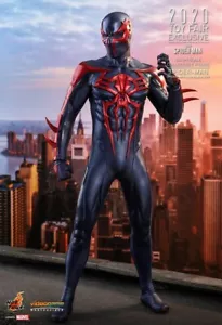 HOT TOYS VGM42 MARVEL'S SPIDER-MAN 2099 BLACK SUIT EXCLUSIVE EDITION UK SELLER - Picture 1 of 14