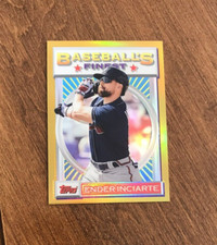 Ender Inciarte 2020 Topps Finest Flashback Gold Refractor #51 Atlanta Braves /50