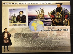 Vasco de Gama Hama / Imperf. stamps - Sao Tome MNH** G106 - Picture 1 of 1