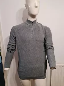 Paul Costelloe With Linen Men Grey Jumper Sweatshirt Size M New - Picture 1 of 8