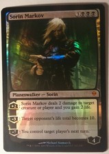 Sorin markov vo premium/foil-english zendikar sorin markov-magic-mtg
