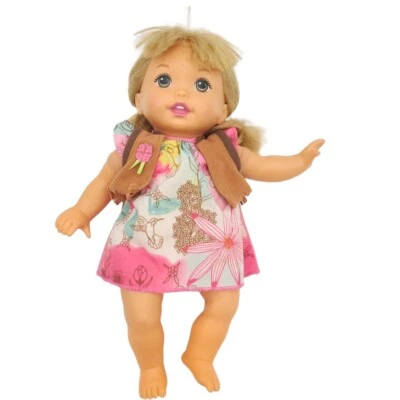 Mattel Sweet as Me Little Mommy Doll 2011 BOHO Girl Blond Pink Clothes 12" - Image 1 of 4