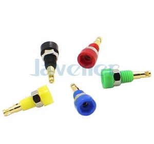10pcs 2mm Gold Plated Socket Solder Type Banana Binding Post Socket BS2101 - Picture 1 of 15