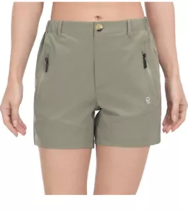 Little Donkey Andy Women's 5 Inch Quick Dry Stretch Shorts, Small “Silver Sage” - Picture 1 of 12