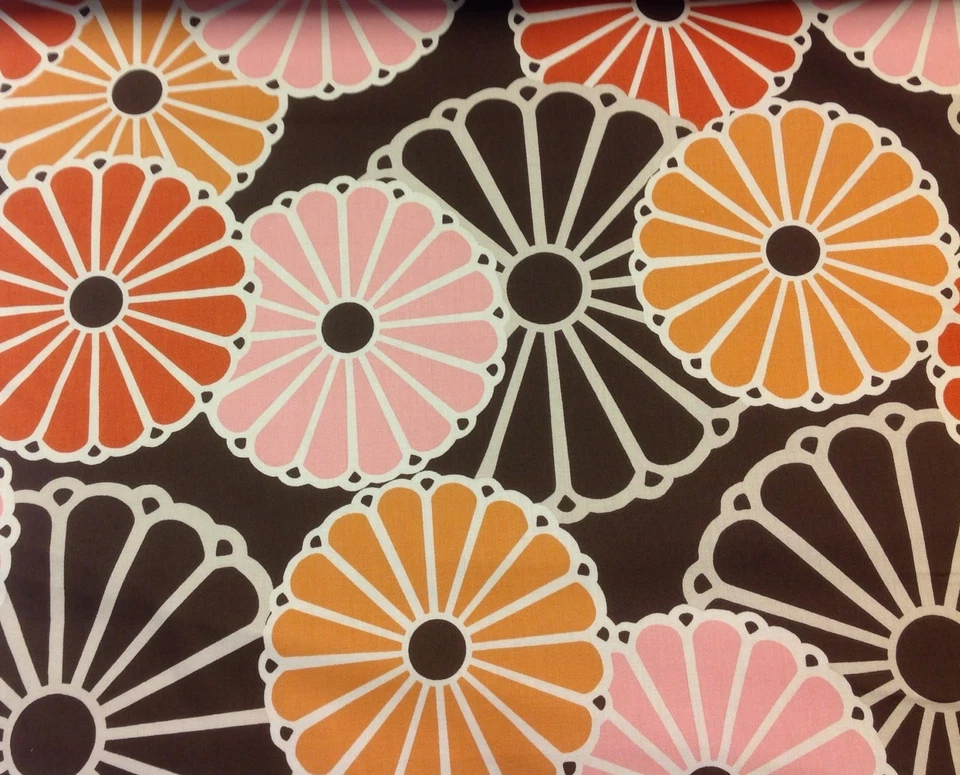 Duralee Thomas Paul Parasol Upholstery Fabric- Parasois/Mango 28.5 yd #20873-394 - Image 1 of 1