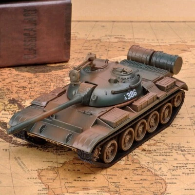 Russian Soviet T-55 Medium Tank Model Die-cast Plastic, 1:43 Scale, Mint, NIB - Image 1 of 4