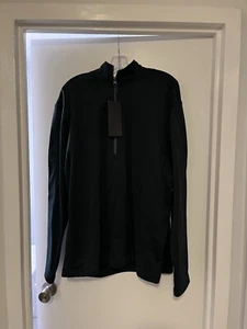 Felpa maglione Narragansett Traders.1/4 zip. Uomo.Tg.XL. Nero. - Foto 1 di 4