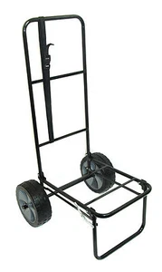 FOLDING FISHING SEATBOX TROLLEY WITH 10" PUNCTURE PROOF PNEUMATIC TYRES - Picture 1 of 1