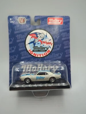 M2 Machines 1968 Pontiac Firebird 400 HO White Blue Mallory R91     E - Image 1 of 4