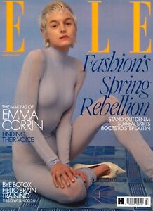 Elle Magazine, Emma Corrin, Michael Ward, Anya Chalotra, Dafne Keen, March 2023