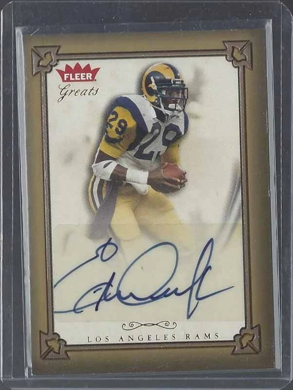 ERIC DICKERSON 2004 FLEER GREATS OF THE GAME RAMS RARE AUTO - Image 1 of 1