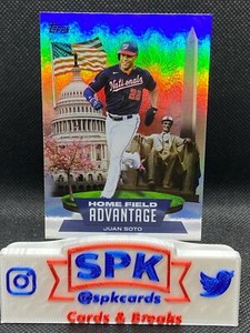 JUAN SOTO 2022 Topps Series 1 HOME FIELD ADVANTAGE SSP NATIONALS HA-4