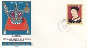 (86058) Barbuda Philart FDC Kings & Queens Henry V1 1970 - Picture 1 of 1