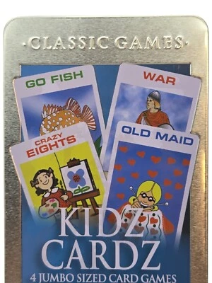 2007 CARDINAL Kidz Cardz Four Jumbo Size Card Game,Kid Games, Classic Card Game - Image 1 of 4