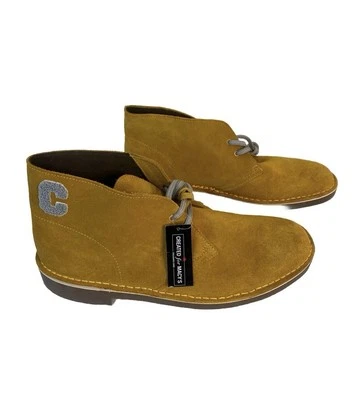 NUEVO CON ETIQUETAS Clarks Original Desert Talla 10 Hombre’s Gamuza Mostaza Único Aplique C  Foto 1 de 4