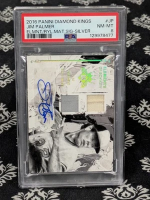 Diamond Kings 2016 béisbol Jim Palmer doble reliquia autógrafo/10 Foto 1 de 4