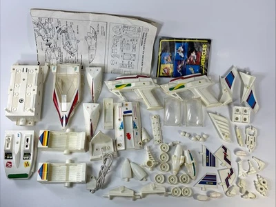 Mego Micronauts Battle Cruiser missing 6 parts 1978  Works READ Instructions - Image 1 of 4