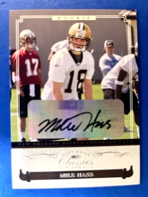 Mike Hass 2006 Donruss Classics AUTO /599 RC - Saints - Image 1 of 2