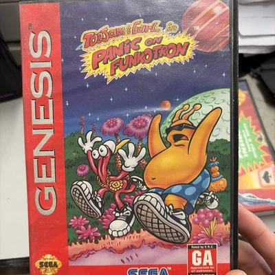 Sega Genesis ToeJam & Earl in Panic On Funkotron Cartridge with Case - Image 1 of 4