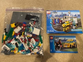 LEGO City 7993 Service Station Set Complete Pieces with Instructions NO BOX
