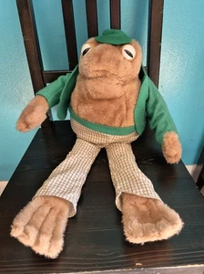 Selten Vintage 1979 Eden Arnold Lobel Frosch Plüsch 20 Zoll groß und Toad Story Friends - Bild 1 von 7