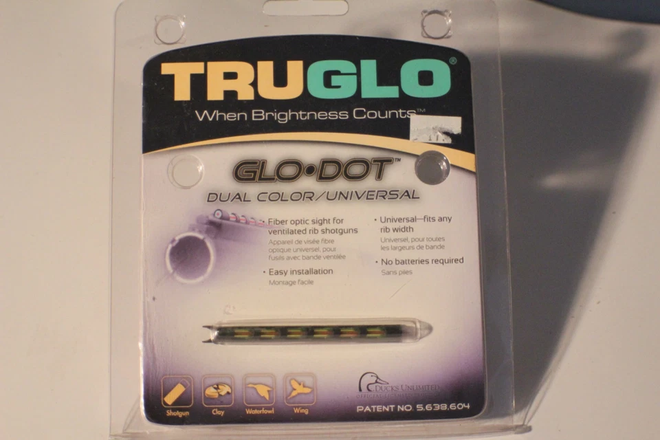 MIRA DE FIBRA ÓPTICA TRUGLO GLO-DOT DOBLE COLOR PARA ESCOPETA Foto 1 de 1