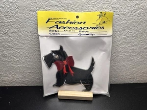 Applique Iron-On Patch Poodle Felt White Black Large Vintage 1950s Poodle Skirt - Picture 1 of 5