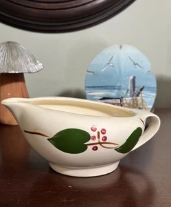 Vintage Stanhome Ivy Gravy Boat Blue Ridge Southern Pottery Good Condition - Picture 1 of 3