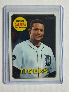 Tarjeta de béisbol 2018 Topps Heritage cromada Miguel Cabrera 821/999 #THC-40 - Imagen 1 de 2