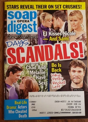 Soap Opera Digest Apr 16 2012: All Your Favorites: Y&R,GH,DAYS,B&B,OLTL & more - Image 1 of 2