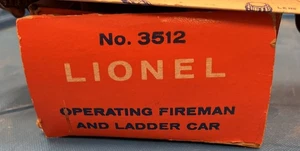 Lionel 3512 Feuerwehrmann und Leiterwagen - Bild 1 von 5