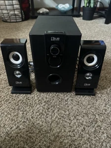 QUB Works Desktop 2.1 multimedia Bluetooth speaker system - Picture 1 of 3