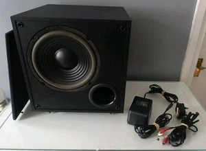 GALE STORM 8 Subwoofer Hi-Fi Nero, Alimentatore, Connettori RCA - TESTATO - Foto 1 di 16