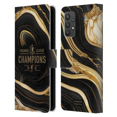 LIVERPOOL FC 2025 PREMIER LEAGUE CHAMPIONS PU LEATHER BOOK CASE FOR SAMSUNG 1 - Image 1 of 4