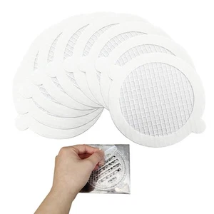 20Pcs Round Disposable Shower Drain Hair Catcher Mesh Stickers, Easy Peel & S... - Picture 1 of 6